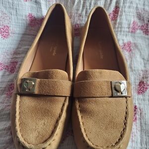 Kate Spade Tan Suede Loafers